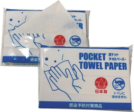 ポケットタオルペーパー１０枚
